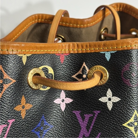 Louis Vuitton MURAKAMI Multicolor Monogram Bucket Bag NOE Vintage Beauty - Picture 15 of 17